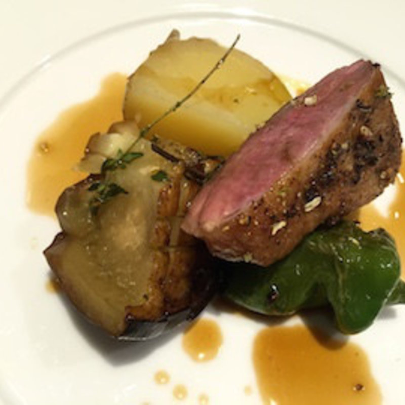 青森産の鴨のロースト(Kyoya Cucina Italiana)