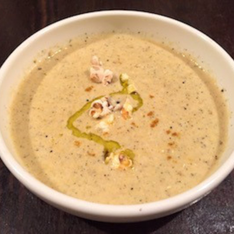 焼きとうもろこしのポタージュ(レストラン 愛と胃袋 )