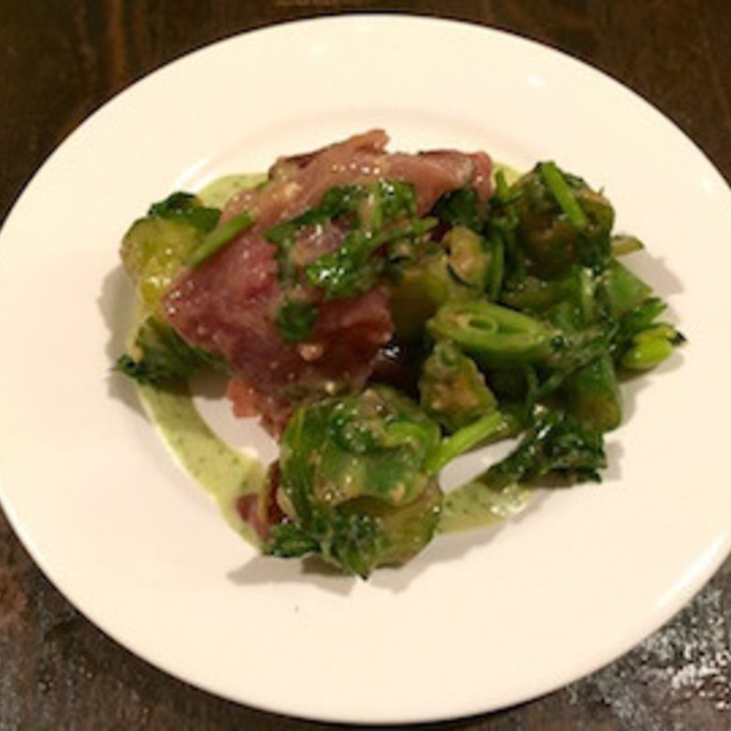 戻り鰹のカルパッチョ(レストラン 愛と胃袋 )