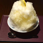 かき氷（小豆島レモン）