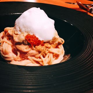 生うにの冷製トマトクリーム　スパゲッティーニ(イルバンボリーノ （IL BAMBOLINO）)
