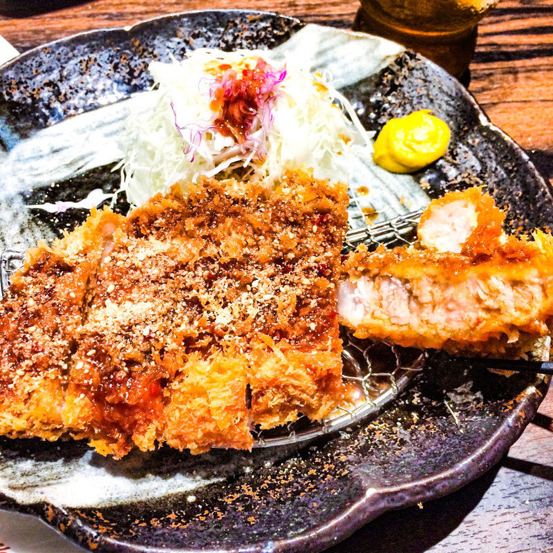 厚揚げ　ロースかつ膳（大）