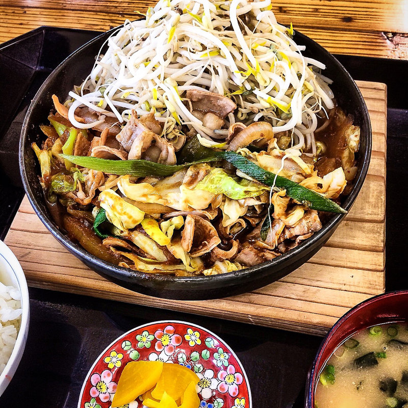 みそホルモン定食(かつ太郎食堂 )