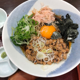 納豆蕎麦(渋谷 松川 東急東横店 （しぶや まつかわ）)