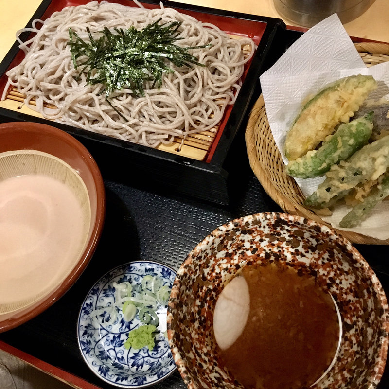 野菜天ざるくるみ汁(雅紀屋)