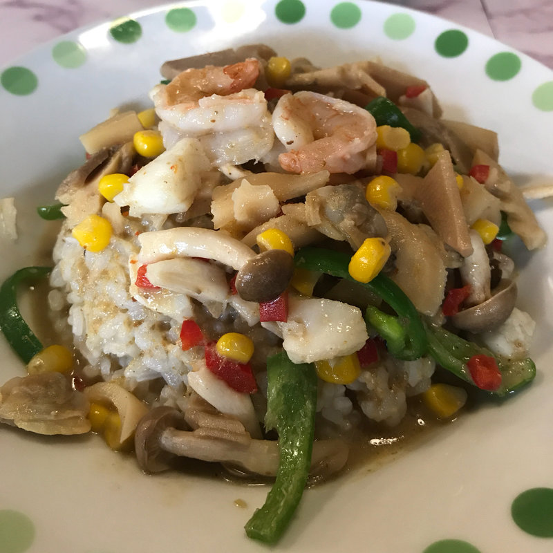 シーフードカリー(ぴめんた )