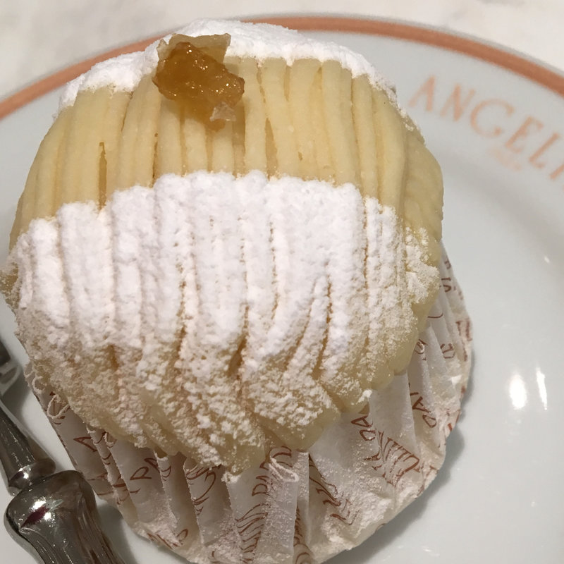 7月限定  レモンモンブラン(サロン・ド・テ アンジェリーナ マロニエゲート銀座店)
