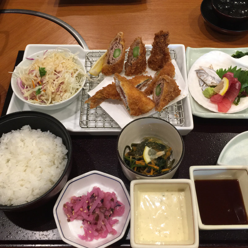 豚のミルフィーユカツ(和食さと 吹田岸部店)