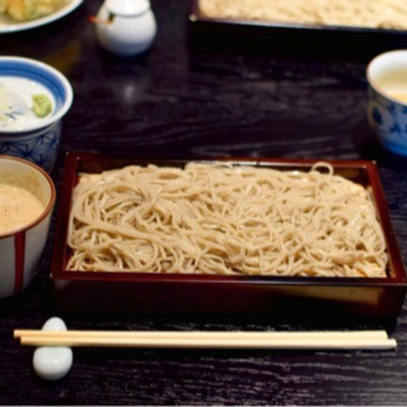 くるみ蕎麦と前菜セット(銀座 真田 本店)