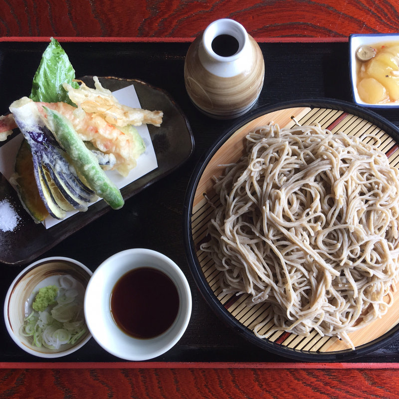 上高地セット(かたせ手打そば )