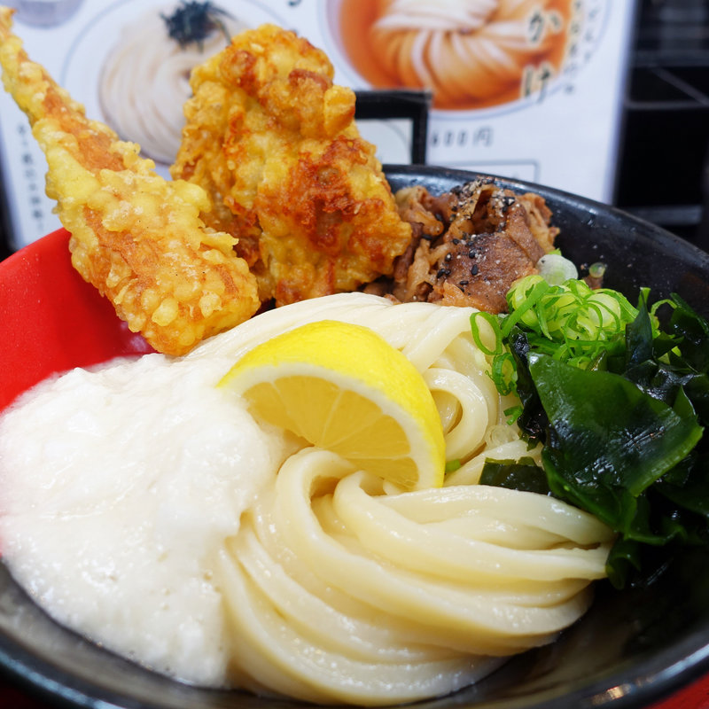 極楽ぶっかけ(極楽うどん　TKU （ティーケーユー）)