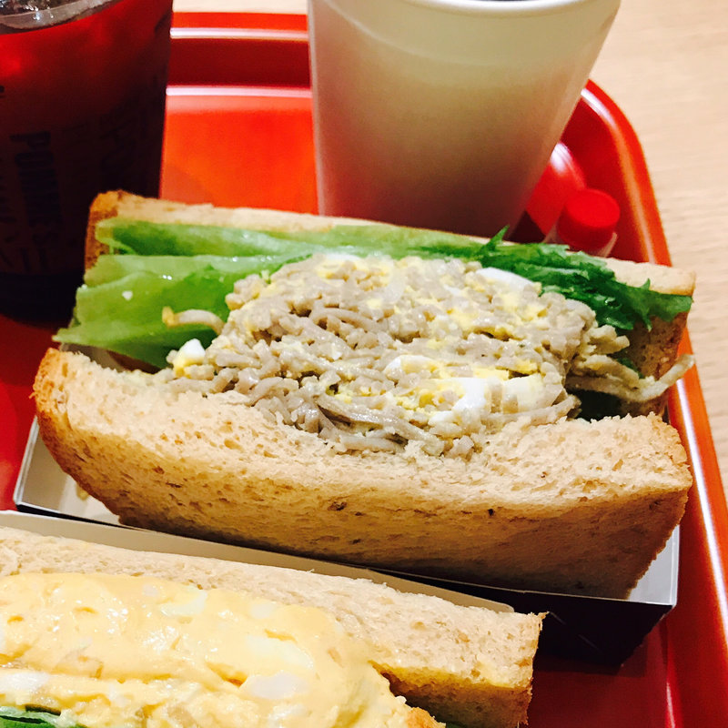 日本そばたまごサンド(ウフ タマコ サンド 丸井吉祥寺店)