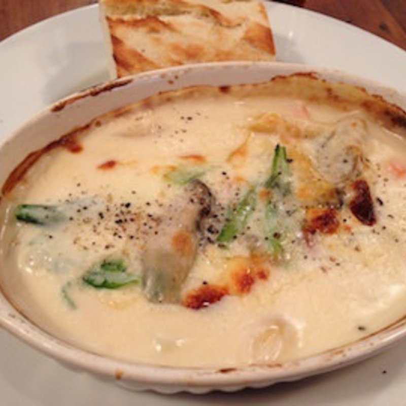 牡蠣のスープグラタン(ターブル　ド　ペール )