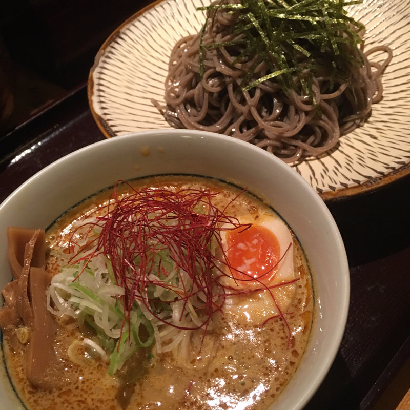 カレーつけ蕎麦(つけ蕎麦安土 高田馬場本店)