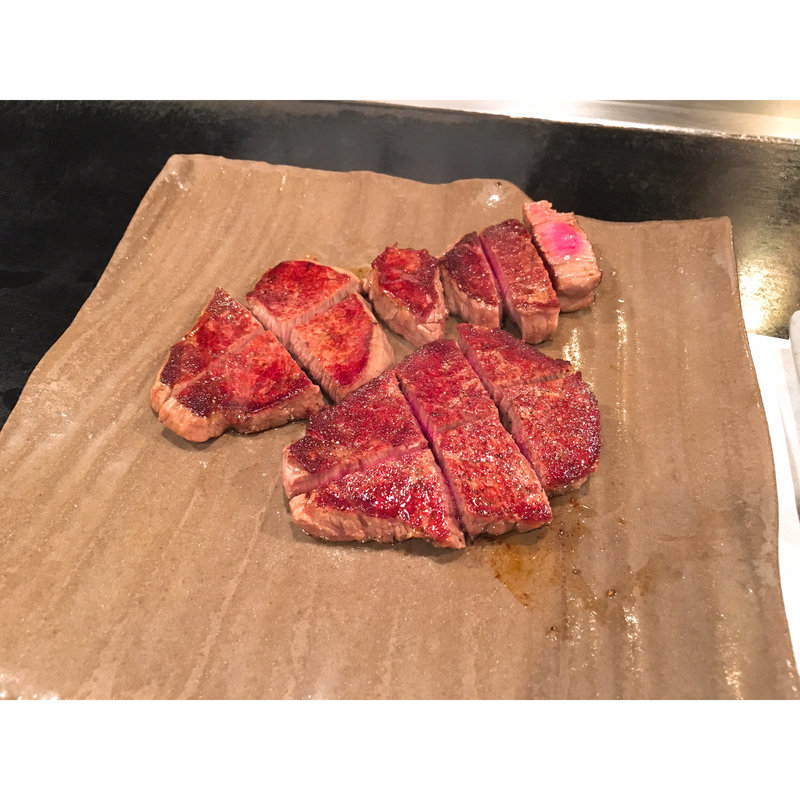 常陸牛ヒレステーキ 200g(鉄板焼ステーキ　巨匠)