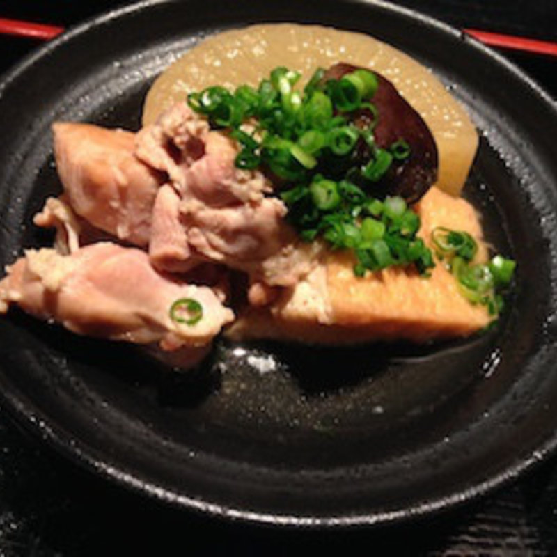 阿部鶏と大根の煮物(円らく中野荘)