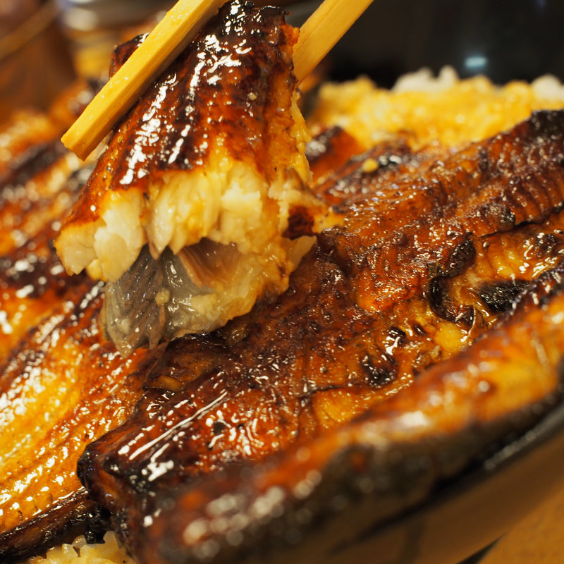 上 うなぎ丼(元祖うなよし （がんそうなよし）)