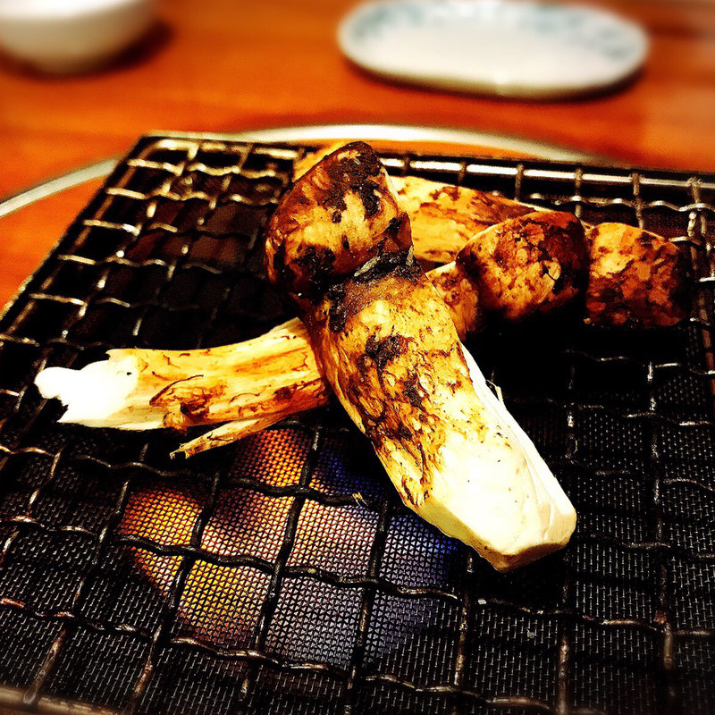 炙り松茸(総本家 浪花そば)