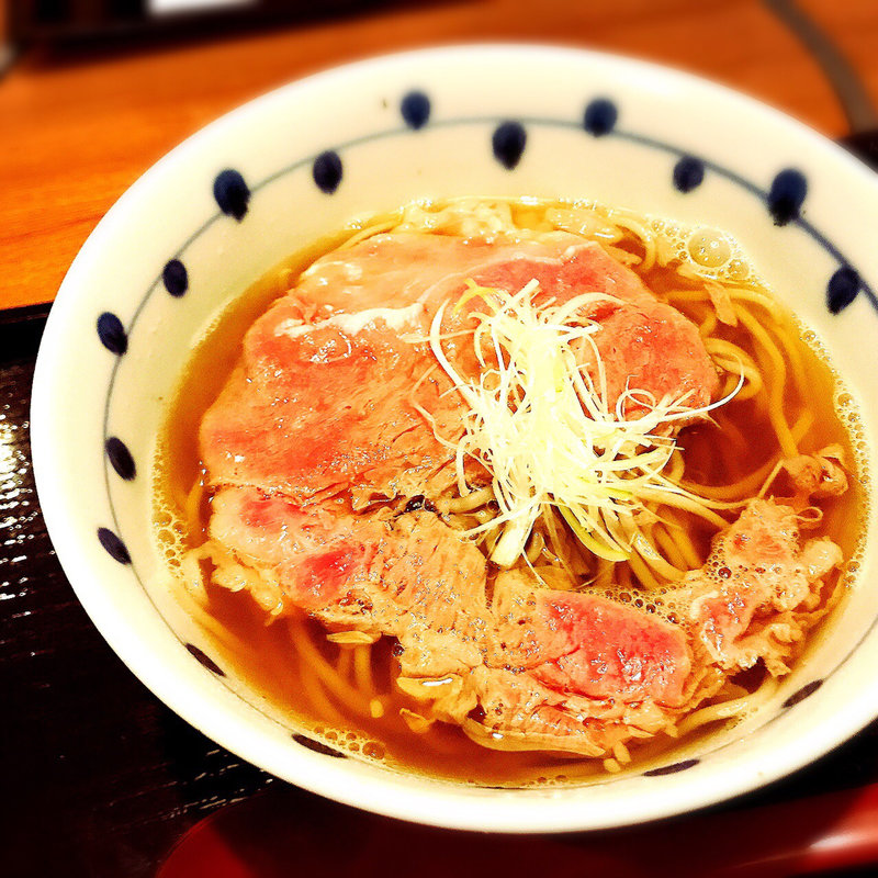 肉しゃぶそば(総本家 浪花そば)