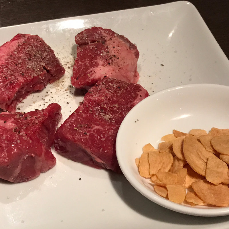 一口塩ハラミステーキ(あぶりや なんばダオーレ店)