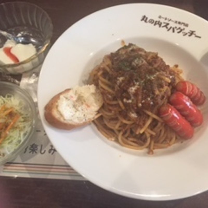 赤ウインナースパゲッチーランチ「王道昭和」(丸の内 スパゲッチー)