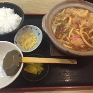 味噌煮込みうどんランチ(麺処かとう)