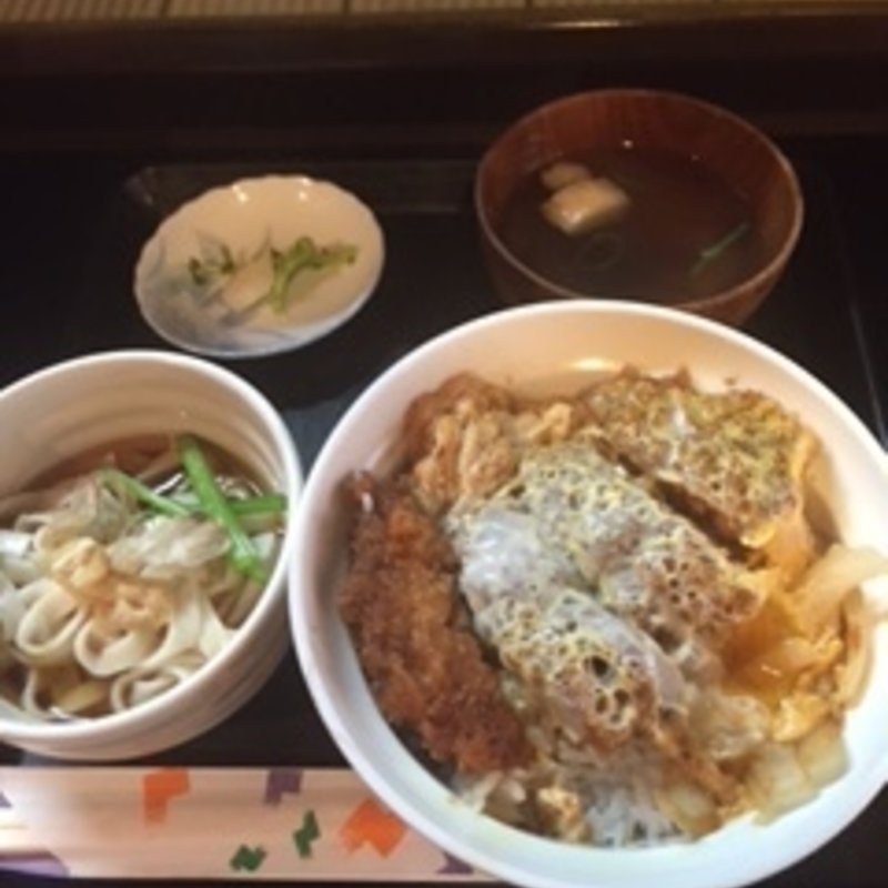 かつ丼＋ミニきしめん（ころ）(角竹)
