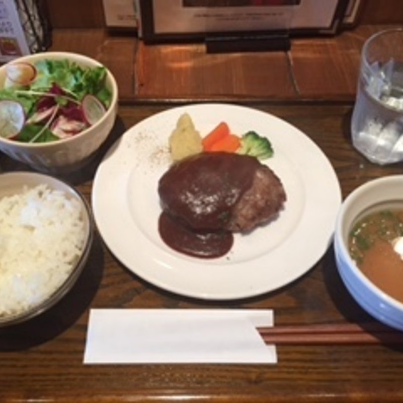 デミグラスハンバーグランチ(ハンバーグキッチン maruwo)