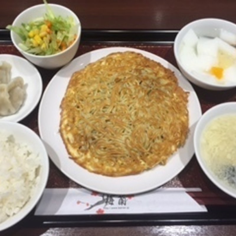梅蘭やきそばランチセット(梅蘭 ミュープラット金山店 （バイラン）)