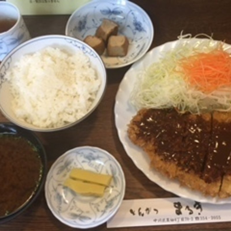 ランチ（味噌かつ定食）(とんかつまるき )