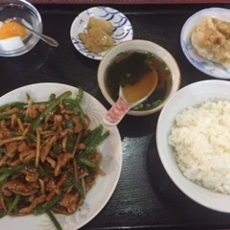 日替りランチA「青椒肉絲」(中華料理 華龍美食 )