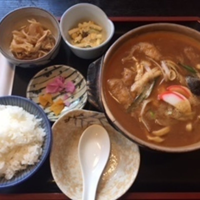 味噌煮込み（親子）定食(中根うどん 守山店 （なかねうどん）)