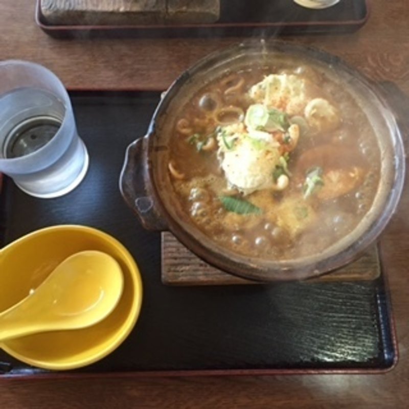 練り込み中華麺入りカレー煮込(宝屋 )