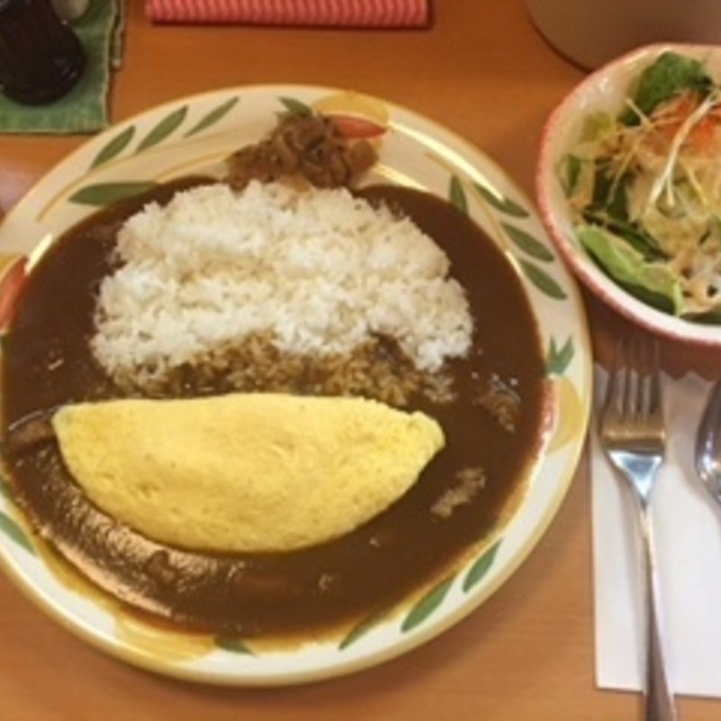 オムレツカレー(クミン )