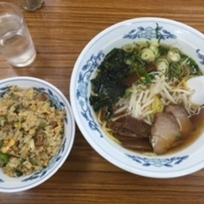 Aランチ（らーめん＋炒飯小）(らーめん かんちゃん )