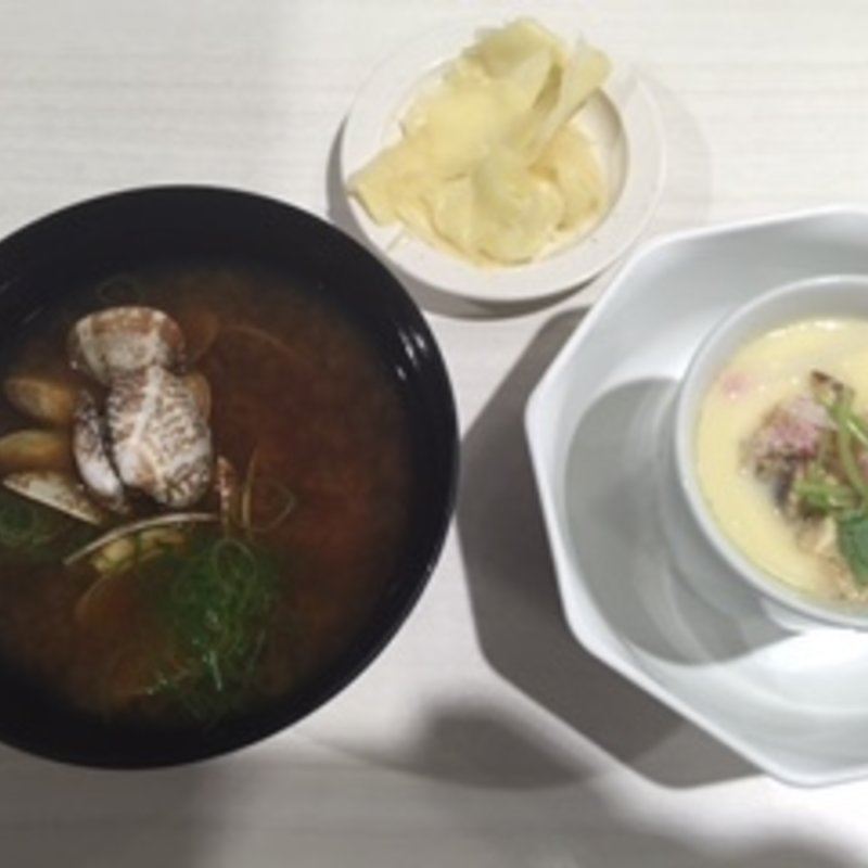 アサリの味噌汁(魚べい 名古屋茶屋店)