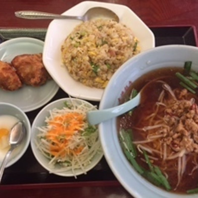 ラーメン定食(大連飯店 大須店)