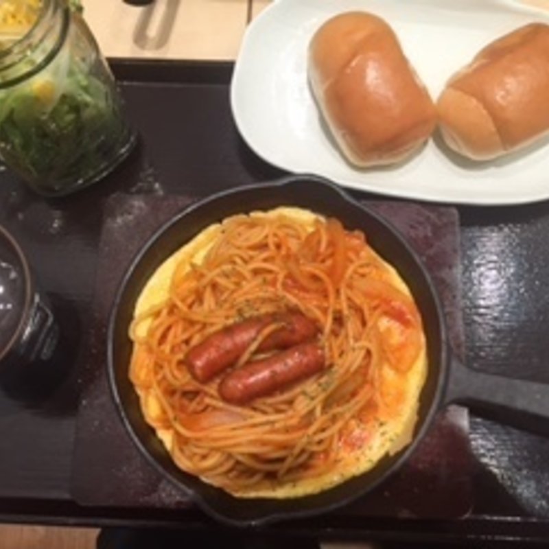 鉄板ナポリタンランチ(桜道cafe)