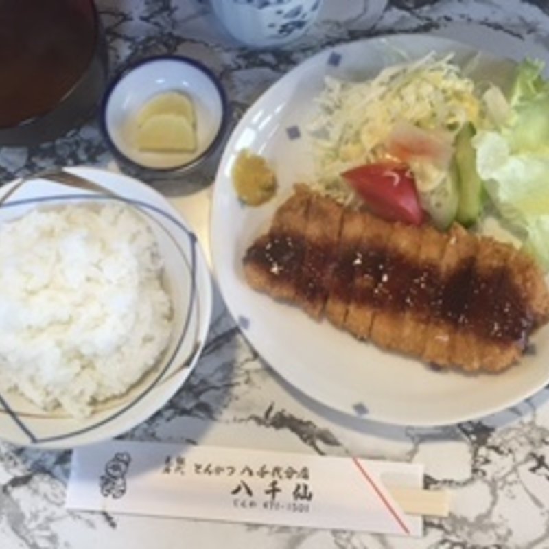 かつ定食(とんかつ八千仙)