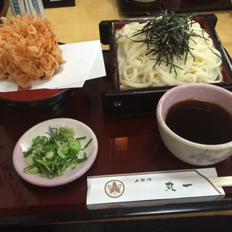 桜海老天ざるうどん(手打麺舗 丸一)