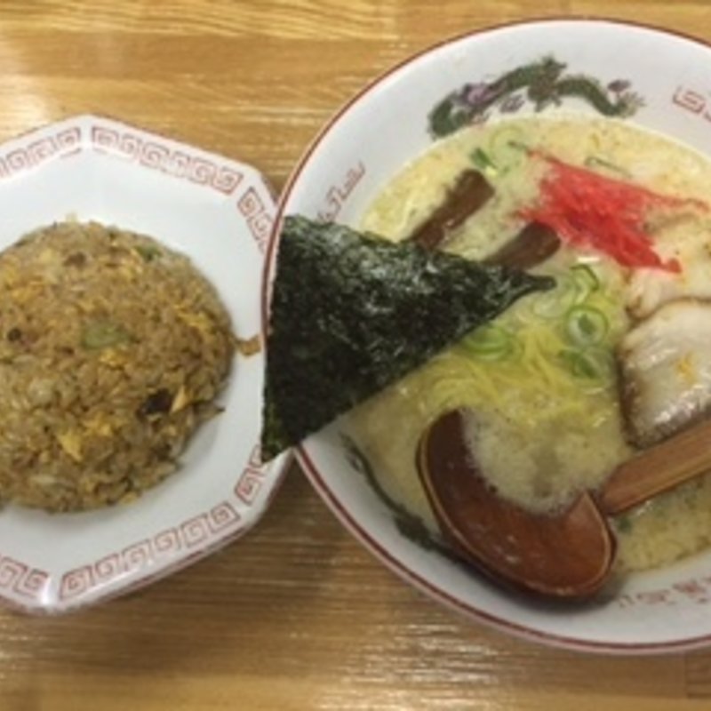 玉子とじらーめんとチャーハン(桜花らーめん)