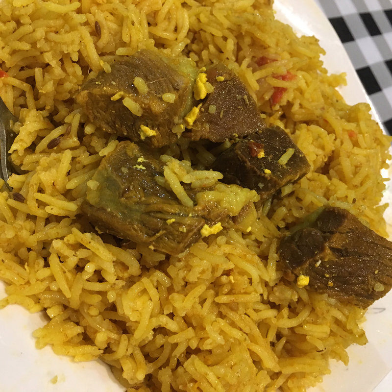 マットンビリヤニ(ナスコフードコート（NASCO FOOD COURT）)