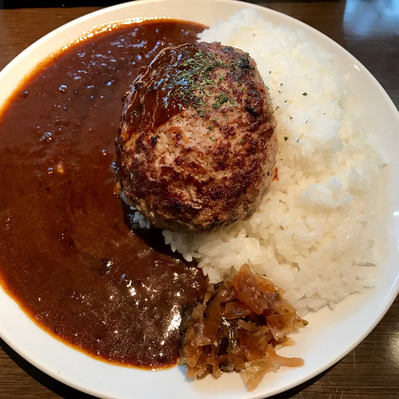 ハンバーグカレー(Grillマッシュ)