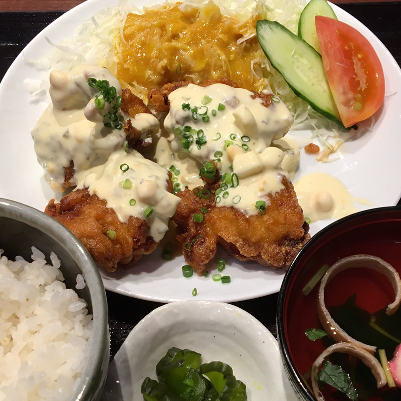 タルタルチキン南蛮定食(全や連総本店 東京)