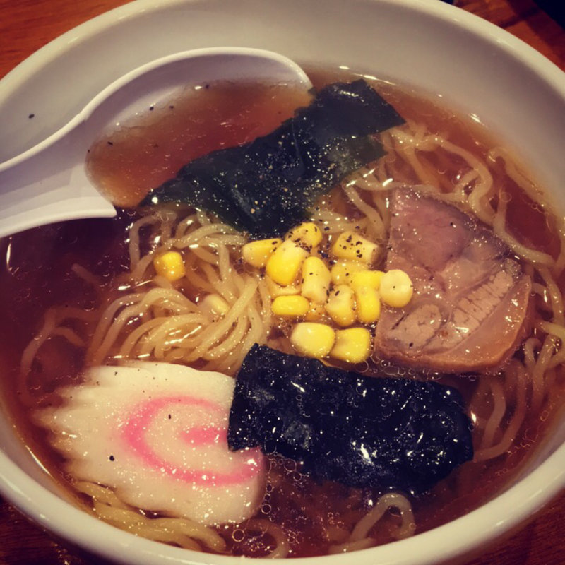 半ラーメン(大和そば処)