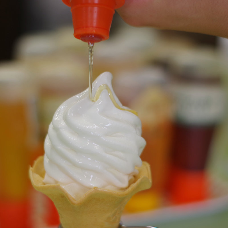 はちみつソフトクリーム(みつばちの郷 )