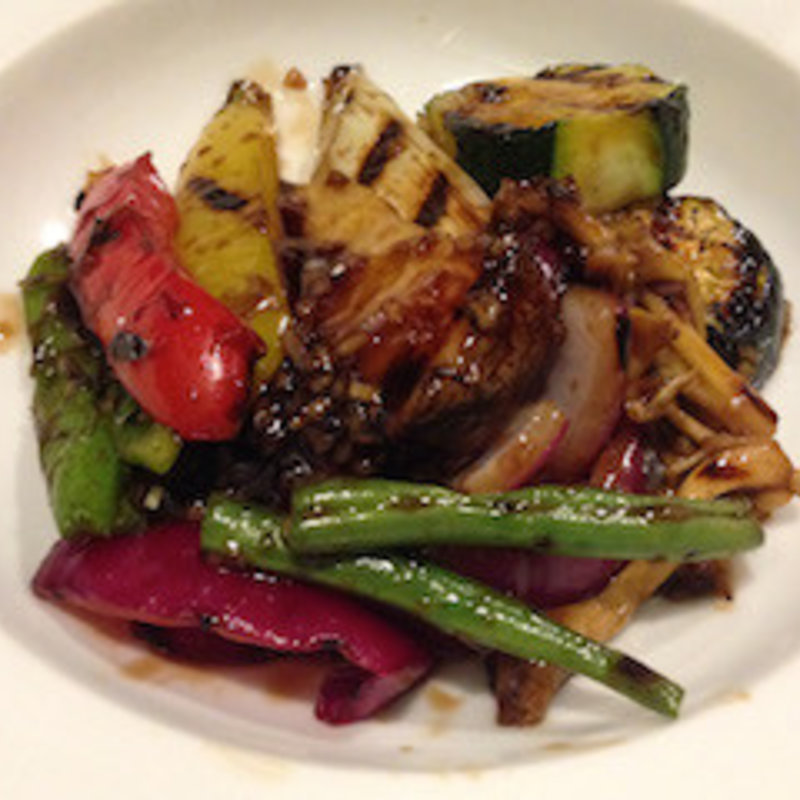 グリル野菜のバルサミコソース(ワインビストロ アンフォラ 千駄ヶ谷)