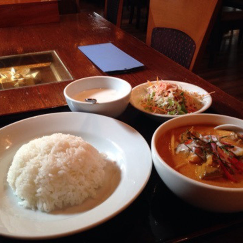 レッドカレーランチセット(ジャスミンタイ 四谷店 )