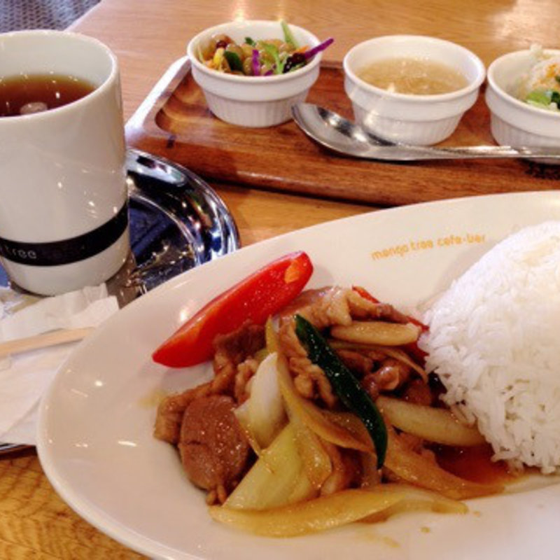 豚肉のオイスター炒め(マンゴツリーカフェ+バー ウィング高輪WEST （mango tree cafe+bar）)