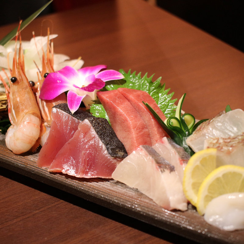 刺身6種盛り( 蕎麦・鮮魚 個室居酒屋 へぎ蕎麦 村瀬 田町本店 )